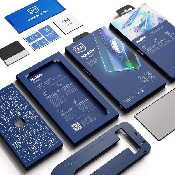 3mk HARDY Ultra Glass – szkło ochronne do Samsung Galaxy S26 Ultra z ramką ułatwiającą montaż