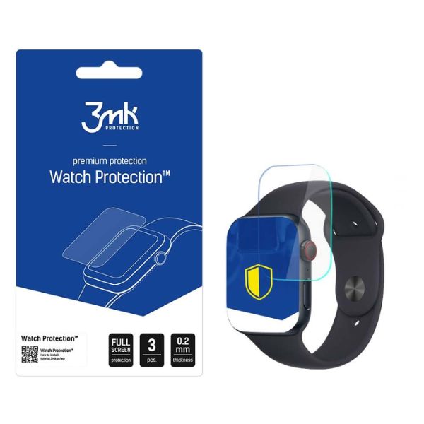 Folia ochronna 3mk Watch Protection 0,2 mm na ekran smartwatcha dla rowerzystów wraz z oryginalnym opakowaniem produktu