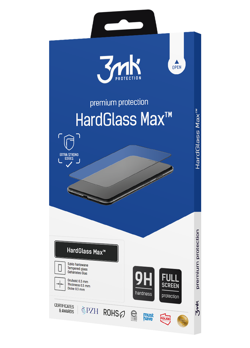 HardGlass Max™ - wzmocnione szkło hartowane na cały ekran