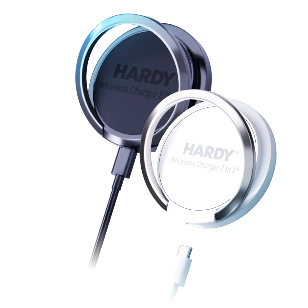 Ładowarka indukcyjna 3mk HARDY® Wireless Charger 2 in 1™ 15W White