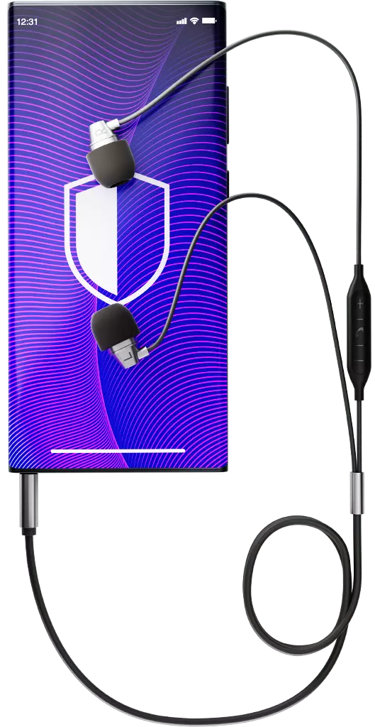 Słuchawki czarne 3mk Wired Earphones Jack 3,5 mm