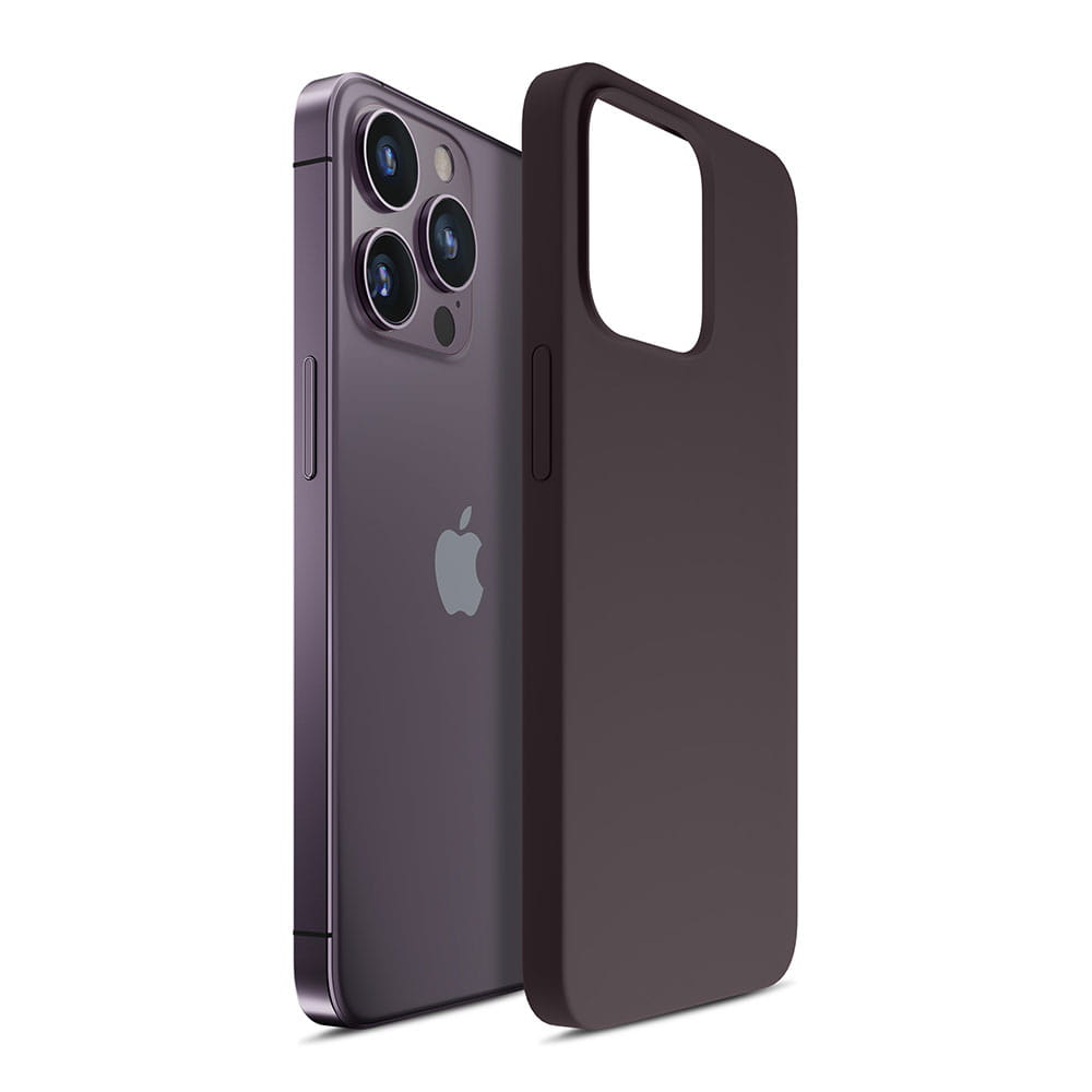 Etui na iPhone 14 Pro Max - 3mk HARDY® Case Deep Purple