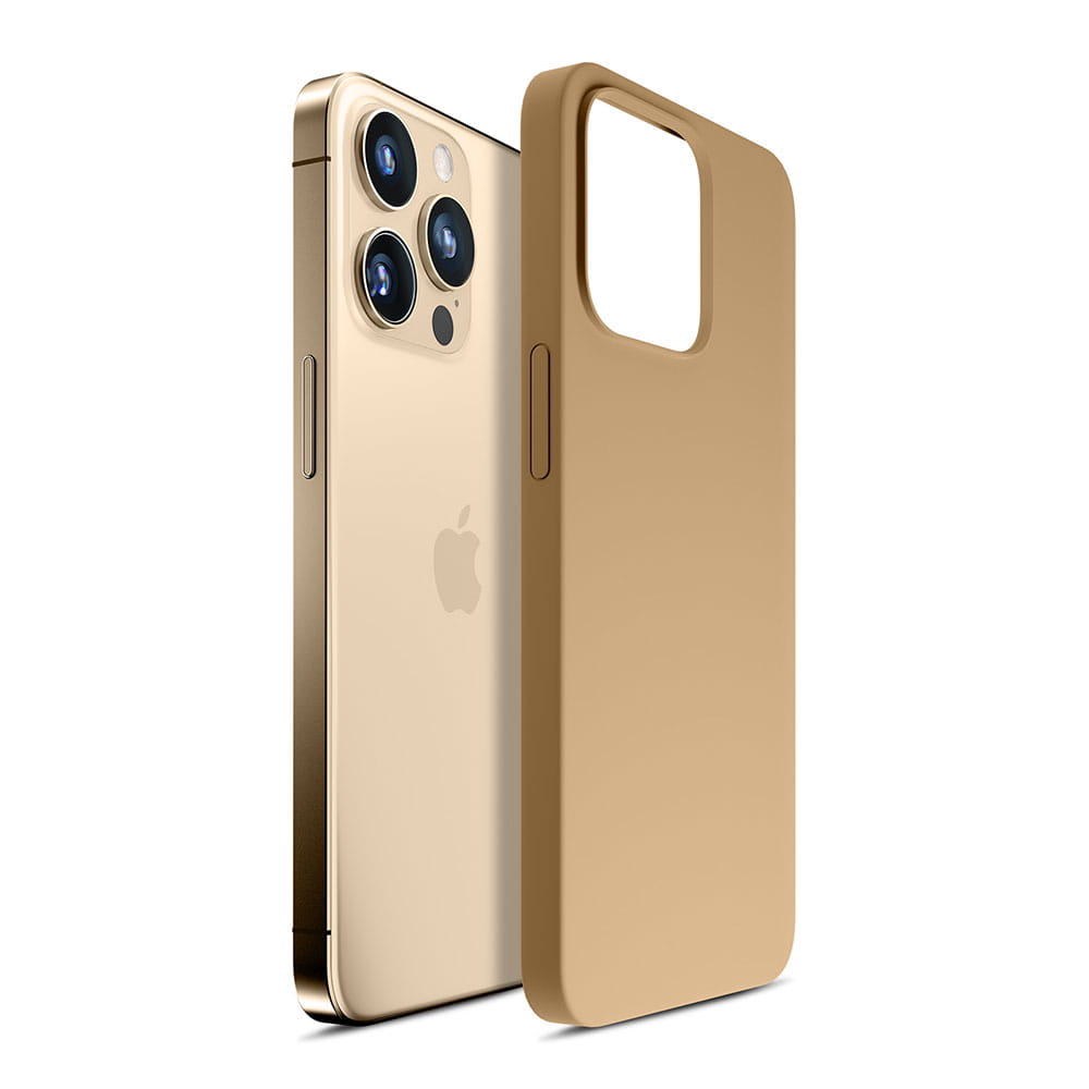 Etui na iPhone 14 Pro Max - 3mk HARDY® Case Gold