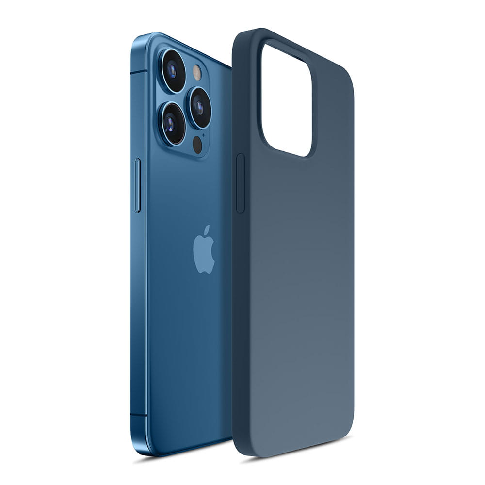 Etui na iPhone 15 Pro - 3mk HARDY® Case Royal Blue