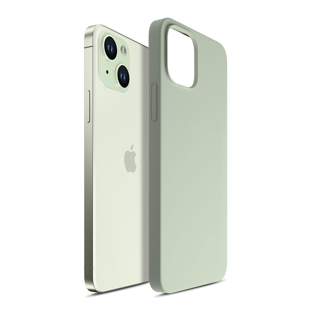 Etui na iPhone 15 - 3mk HARDY® Case Green